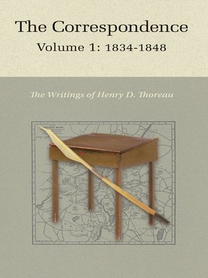 cover image of The Correspondence of Henry D. Thoreau, Volume 1